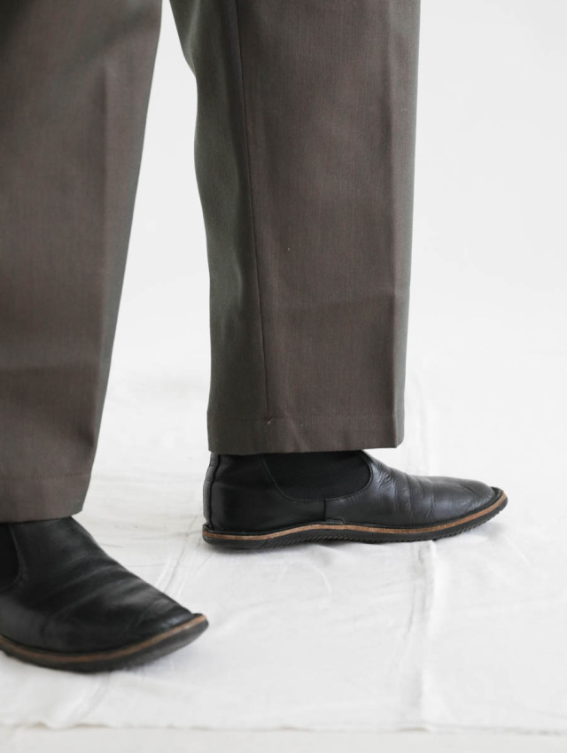 endsandmeans エンズアンドミーンズ　パンツ　トラウザー ENDS and MEANS エンズアンドミーンズ｜Grandpa 2tuck trousers