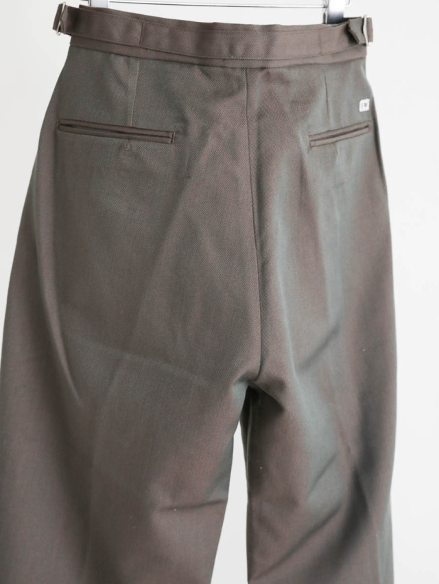 endsandmeans エンズアンドミーンズ　パンツ　トラウザー ENDS and MEANS エンズアンドミーンズ｜Wool Easy Trad Trousers
