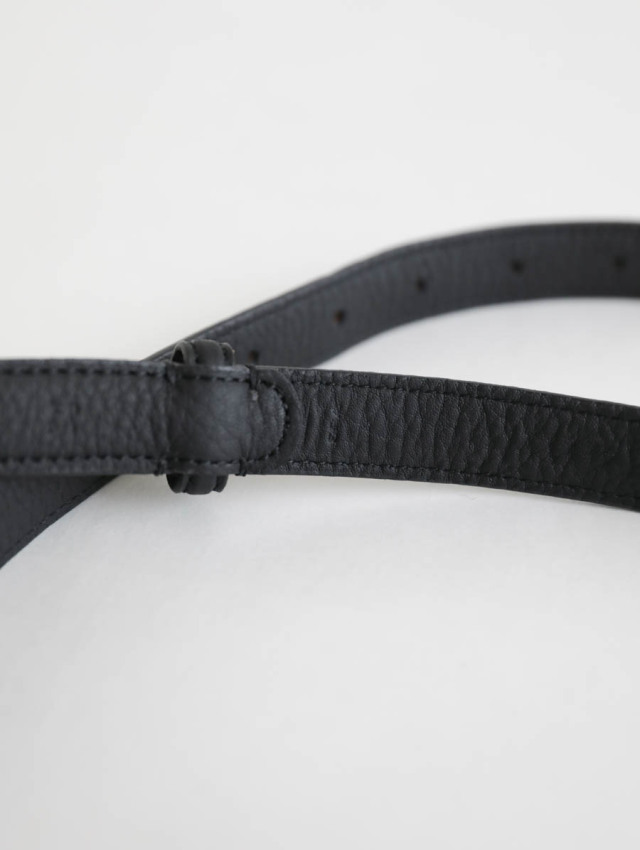 ERA. イーラ｜EO SHRINK AUTHENTIC NARROW BELT（ブラック）