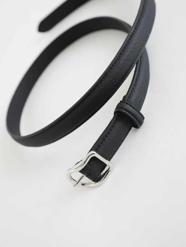 ERA. イーラ｜EO SHRINK AUTHENTIC NARROW BELT（ブラック）