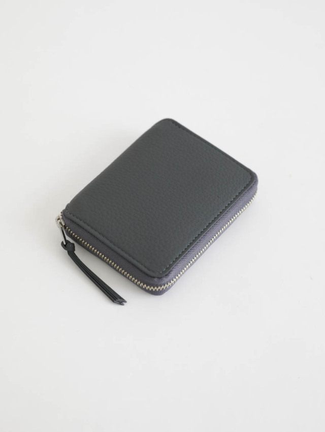 ERA. イーラ｜EO SHRINK ROUND PALM WALLET（ダークグレー）
