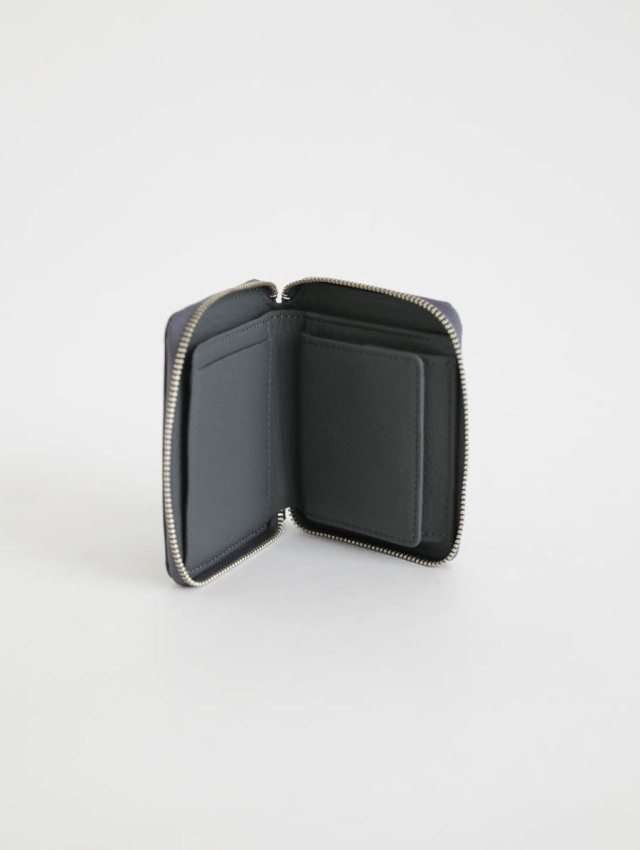 ERA. イーラ｜EO SHRINK ROUND PALM WALLET（ダークグレー）