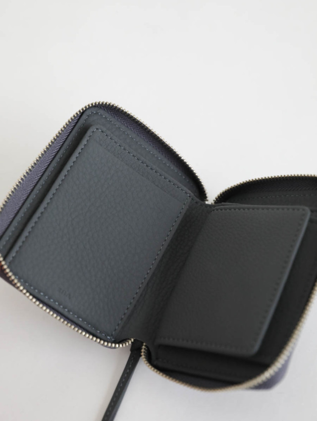 EO GOAT ROUND PALM WALLET イーラ　ラウンド財布　黒 ERA. イーラ / EO SHRINK ROUND PALM WALLET 折り畳み財布