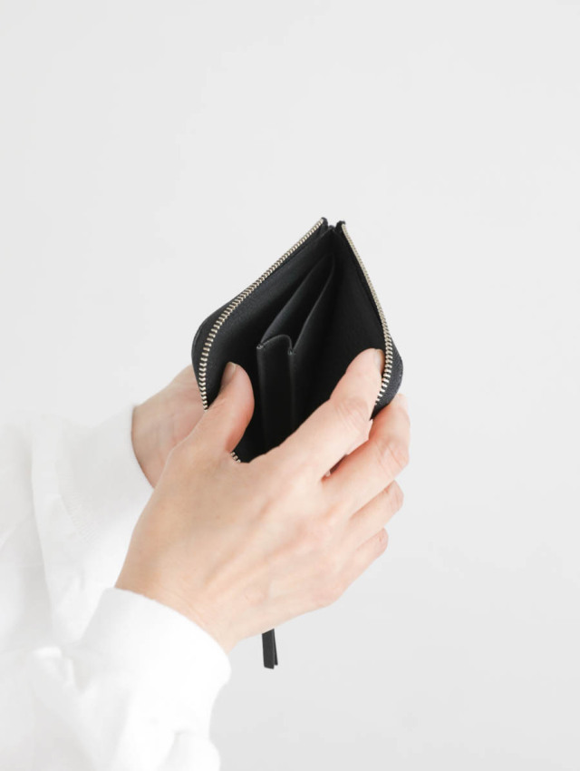 ERA. イーラ｜EO SHRINK L WALLET（ブラック）
