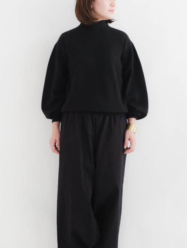 Chacco 様✨美品✨FACTORY ファクトリー ヤク　バルーンスリーブ FACTORY ファクトリー｜ヤクバルーンスリーブセーター ブラック