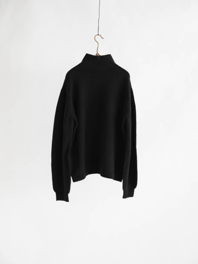 FACTORY ファクトリー｜ヤクバルーンスリーブセーター ブラック