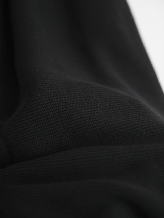 FACTORY ファクトリー｜和紙×ペルー綿ニットスカート（ブラック）