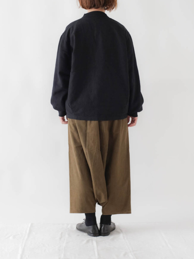 FACTORY ファクトリー｜綿ネルサルエルパンツ（キャメル）