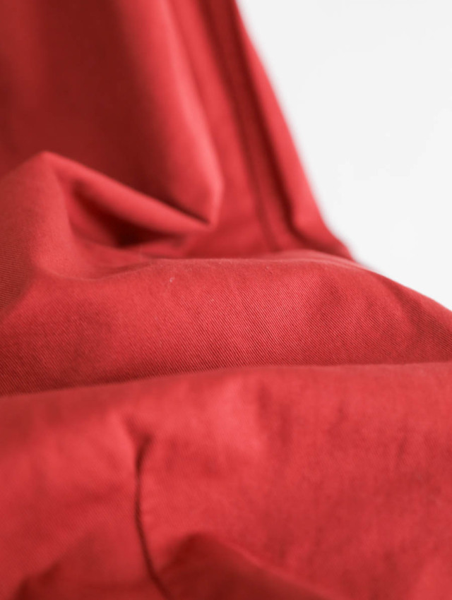 HARVESTY ハーベスティ｜チノサーカスパンツ（レッド）