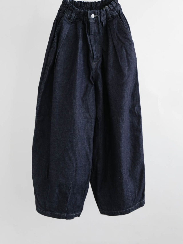 HARVESTY ハーベスティ｜デニムサーカスパンツ（ワンウォッシュ）