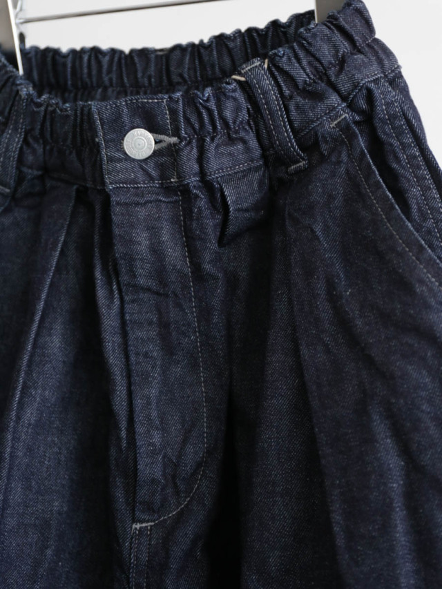 HARVESTY ハーベスティ｜デニムサーカスパンツ（ワンウォッシュ）