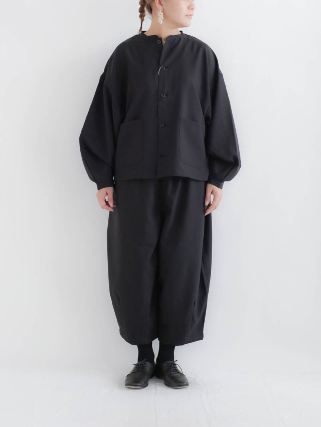 HARVESTY ハーベスティ / RTクロップドイージーサーカスパンツ ブラック 