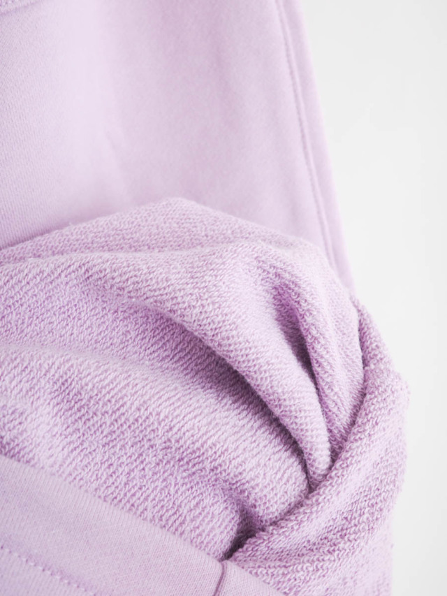 HARVESTY ハーベスティ｜裏毛イージーサーカスパンツ ライラック