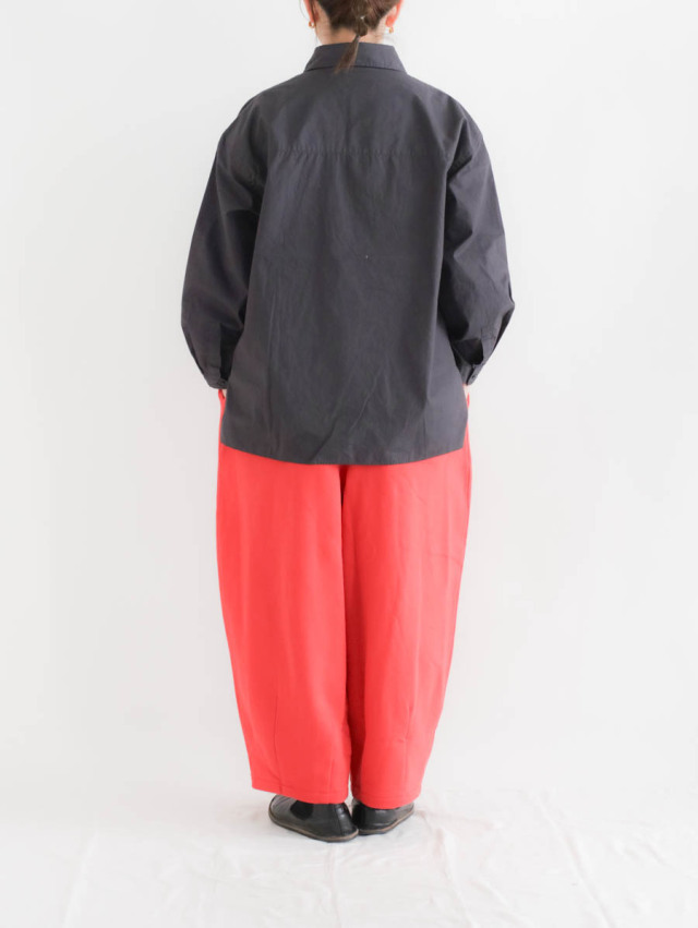 ハーベスティ　サーカスパンツ　１　レッド HARVESTY ハーベスティ｜裏毛イージーサーカスパンツ レッド