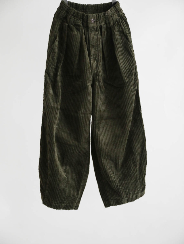 HARVESTY ハーベスティ｜ビッグコーデュロイサーカスパンツ