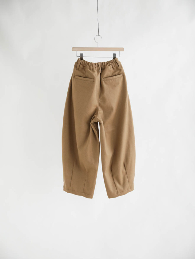 HARVESTY ハーベスティ｜ウールビーバーサーカスパンツ（キャメル）