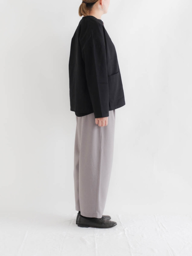 HARVESTY ハーベスティ｜カラーチノアトリエジャケット（ブラック）