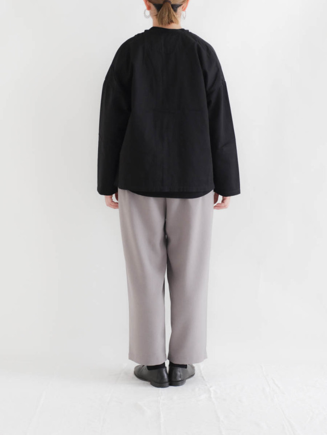 HARVESTY ハーベスティ｜カラーチノアトリエジャケット（ブラック）