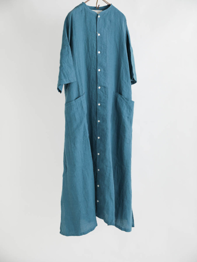 HARVESTY ハーベスティ　半袖シャツ　ローブシャンブレー　ワンピース HARVESTY ワンピース HARVESTY/ハーベスティー SS SHIRTS ROBE