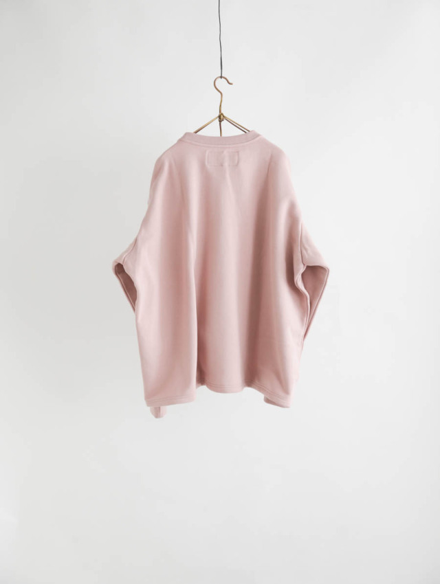 HARVESTY ハーベスティ｜裏毛ジャンボプルオーバー（ピンク）