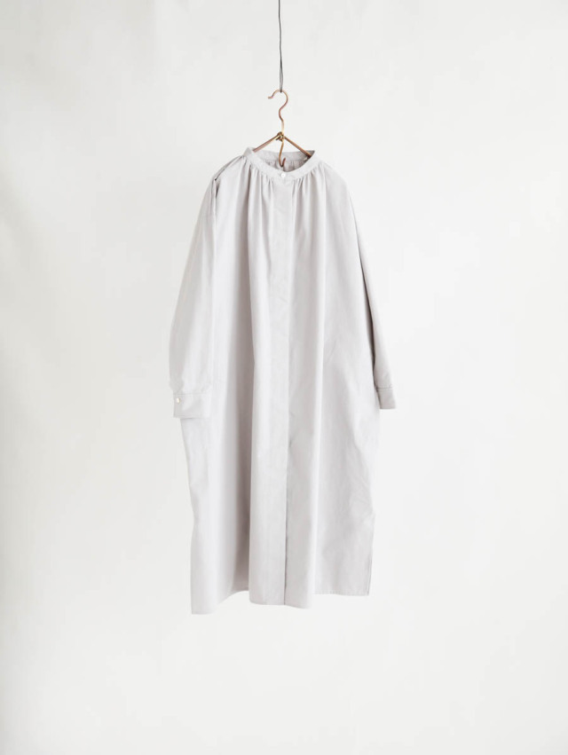 holk ホーク / smock dress アイスグレー