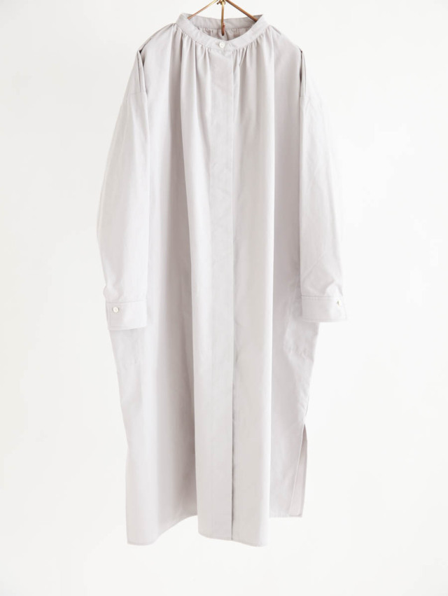 holk ホーク / smock dress アイスグレー