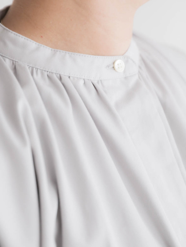 holk ホーク / smock dress アイスグレー