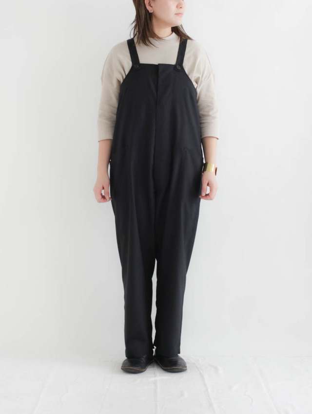holk ホーク / deck overall ブラック