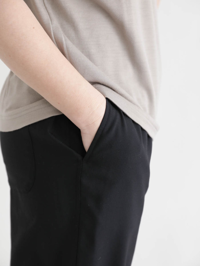 holk ホーク / kang fu pants Summer Wool ブラック
