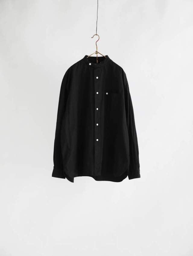 holk 25SS Stand Shirt バンドカラーシャツ holk 25SS Stand Shirt バンドカラーシャツ