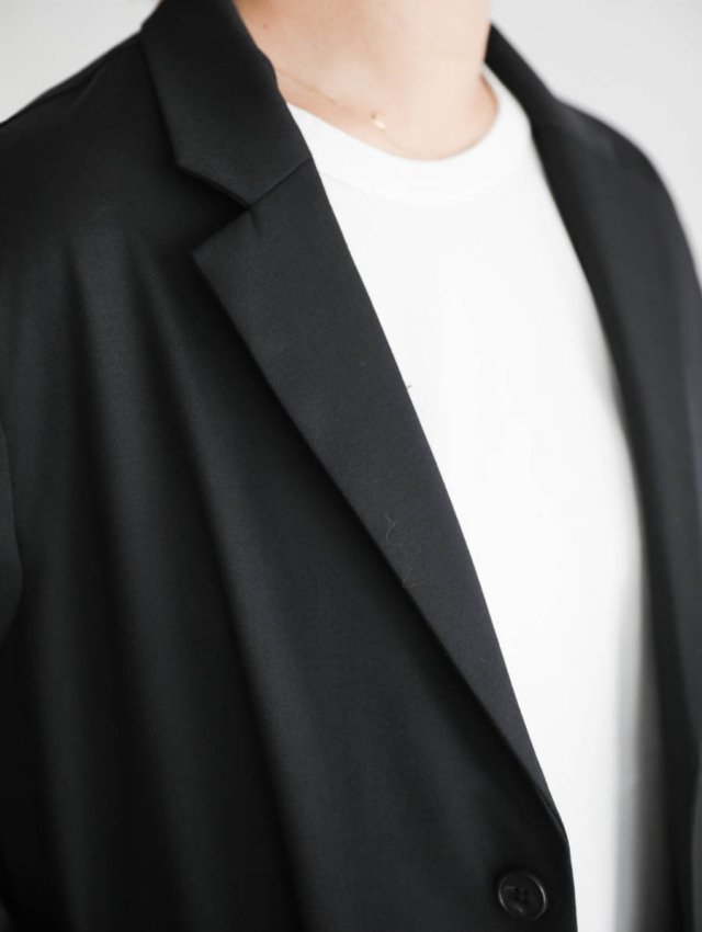 極上　希少　30〜40s ブラックモールスキン　vポケ 木製ボタン　Aライン 極上 希少 30〜40s ブラックモールスキン vポケ 木製ボタン A