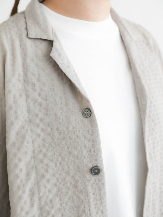 ironari イロナリ｜ホオズキジャケット ライトグレー