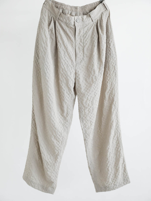 ironari イロナリ / ホオズキパンツ ライトグレー 