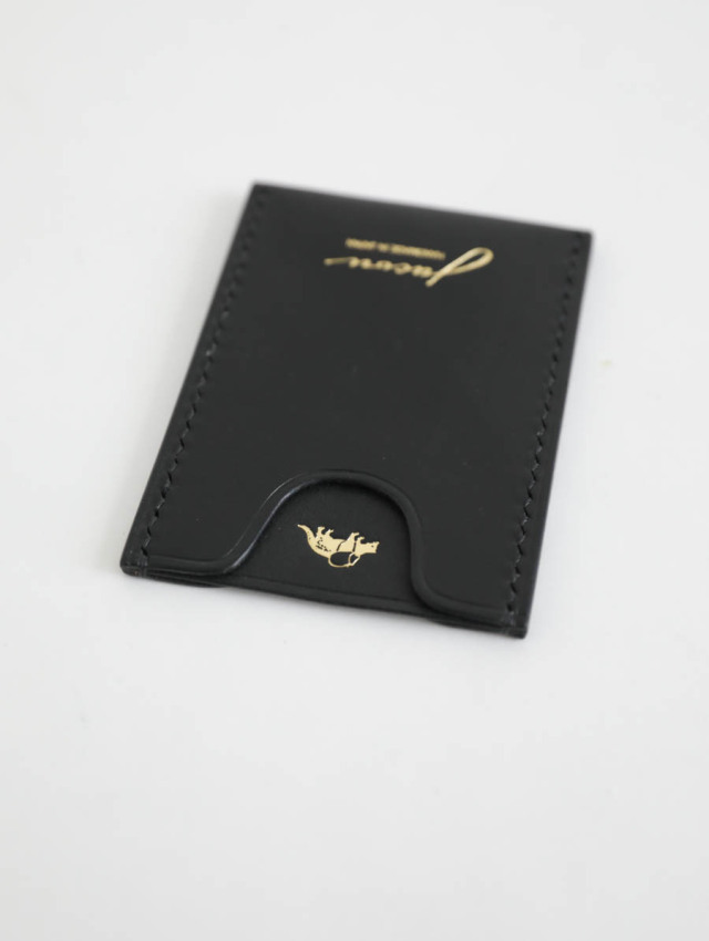 Jacou ジャコウ｜ICカードケース（ブラック）