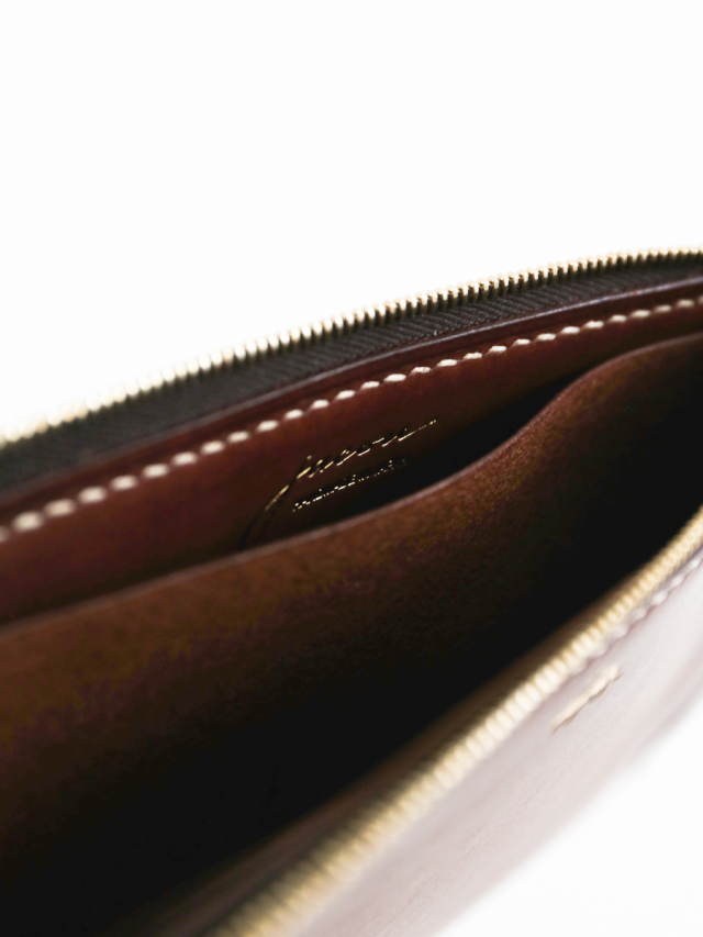 Jacou ジャコウ｜ポーチウォレット L dark brown