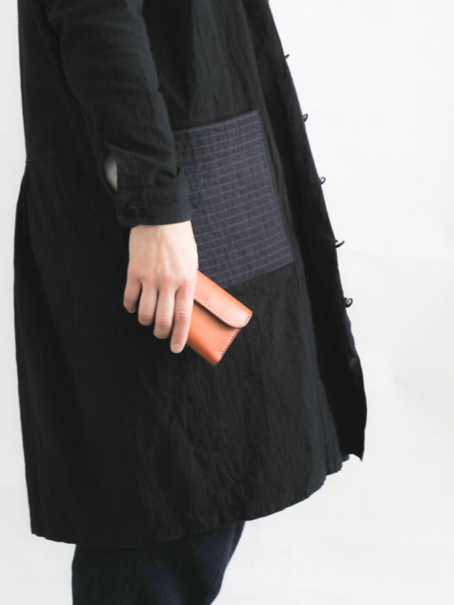 Jacou JW010 ( mini wallet ) 黒 Jacou ジャコウ｜ミニウォレット Black