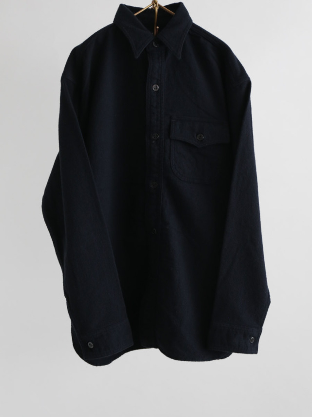 LENO リノ / CPOシャツ ネイビー