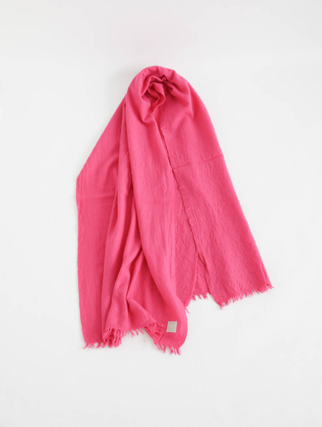 LOCALLY ローカリー　muji muffler ウール　レッド LOCALLY ローカリー / muji muffler