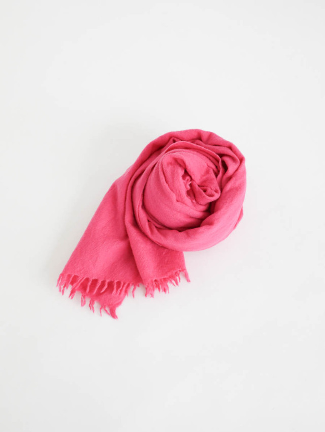 LOCALLY ローカリー　muji muffler ウール　レッド LOCALLY ローカリー / muji muffler