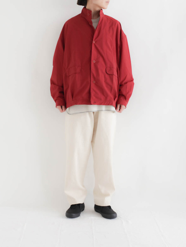 LOLOLIKE ロロライク｜撥水ナイロンスタンドカラービックブルゾン