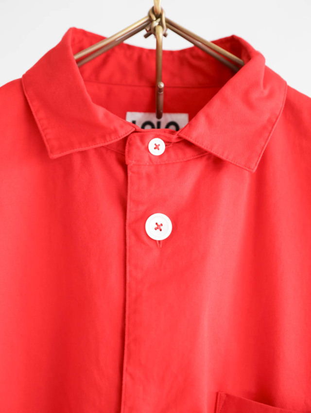 LOLOLIKE ロロライク｜ニュースタンダードビックシャツ レッド