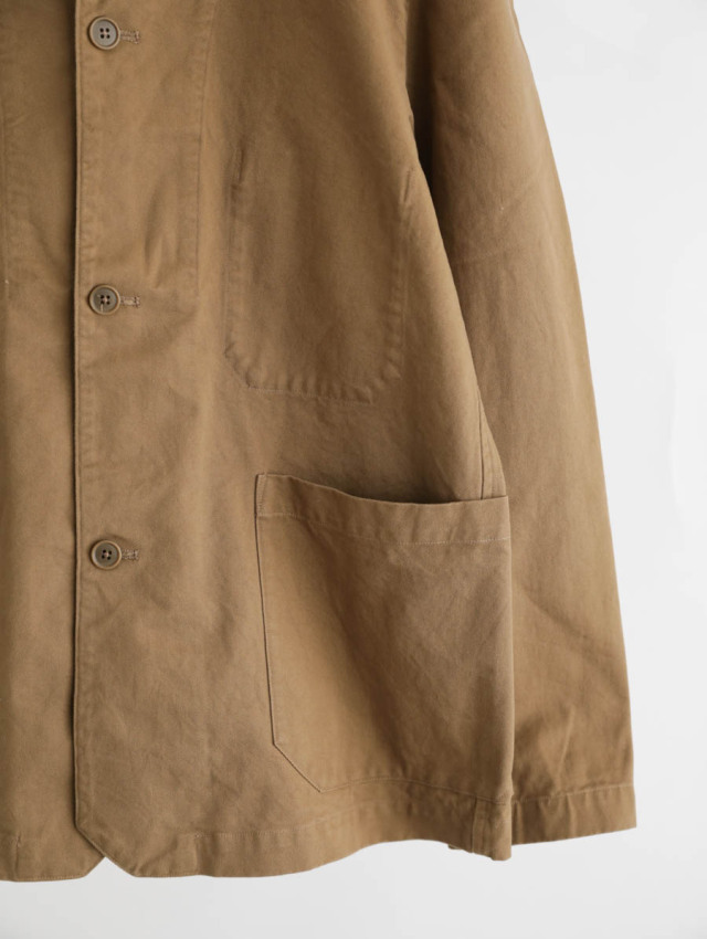 LOLO ロロ｜ビンテージチノカバーオールジャケット（ブラウン）