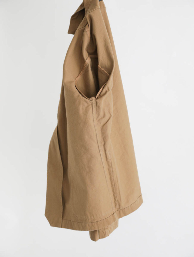 LOLO ロロ｜ビンテージチノカバーオールジャケット（ブラウン）