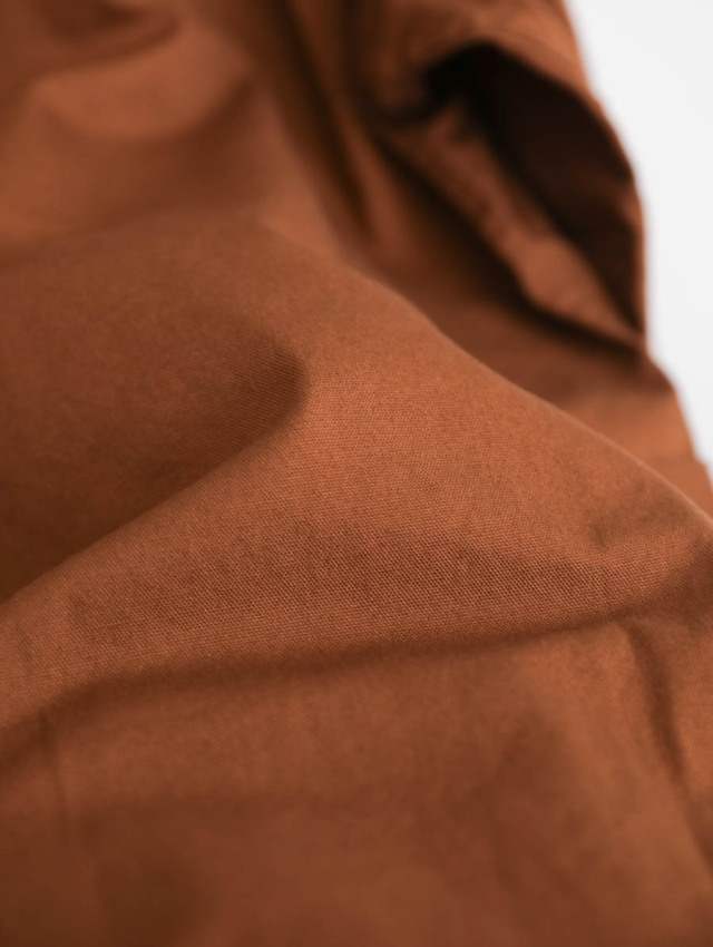 LOLO ロロ｜オックスプルオーバーシャツ（ブラウン）LS-3