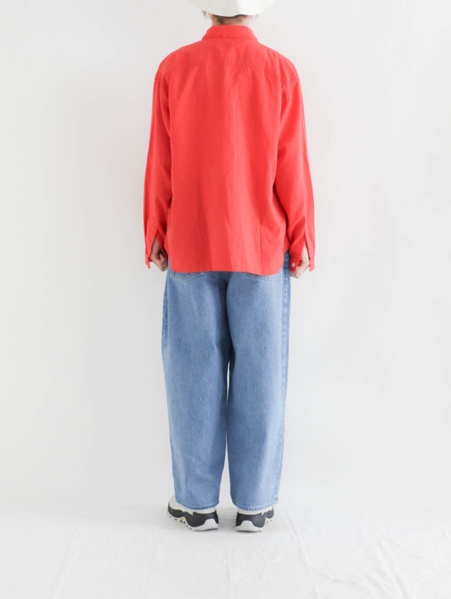 LOLO出品 ロロ｜オックスプルオーバーシャツ（サックス）LS-3 LOLO その他