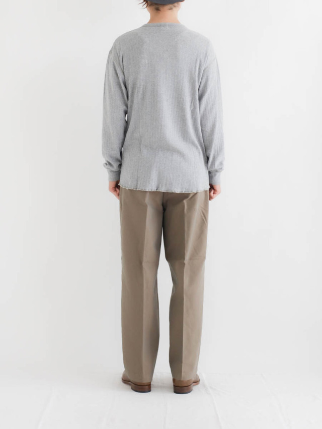 LOOP&WEFT ループ＆ウェフト｜スムース針抜きクルーネック長袖T