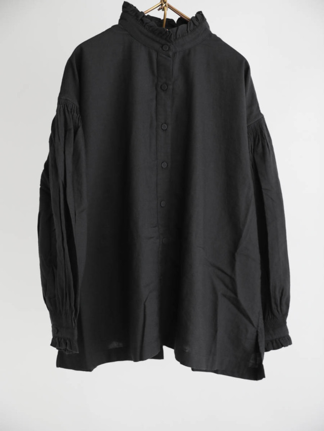 maison de soil メゾンドソイル ピンタックギャザーブラウス maison de