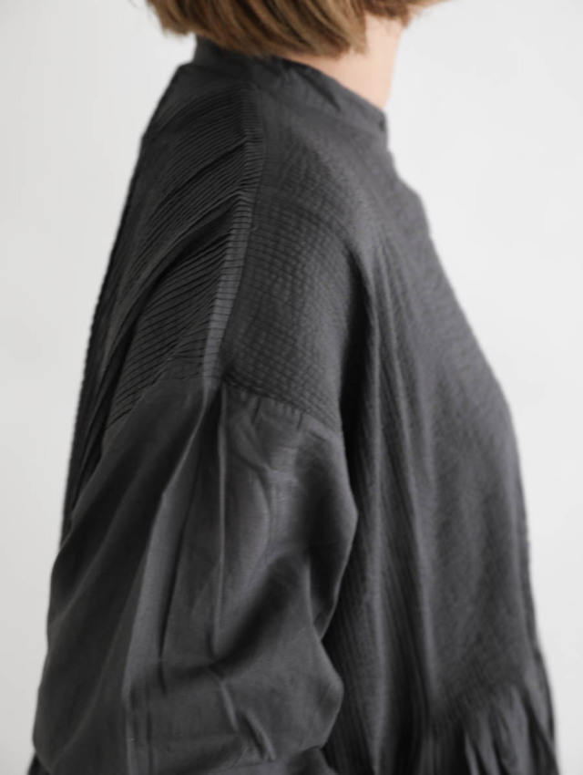 maison de soil メゾンドソイル｜ミニピンタックバンドカラードレス