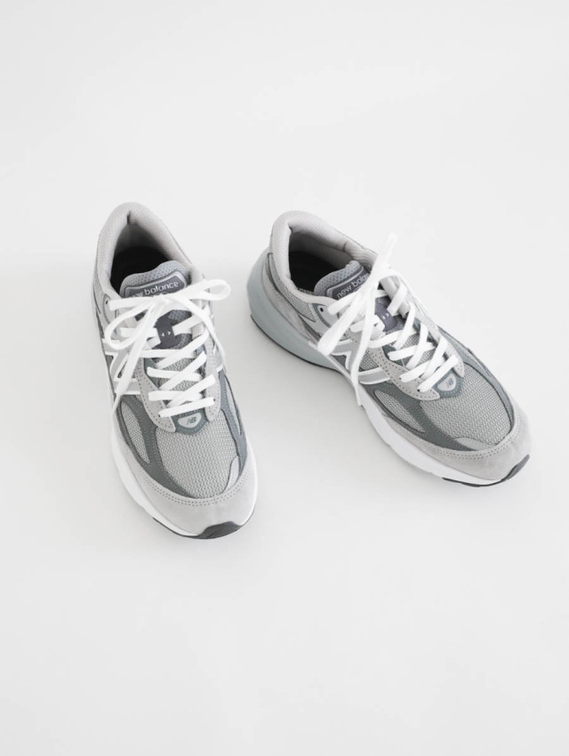 ニューバランスV6 グレー ニューバランス 990V6 grey グレーM990GL6 ヒールロゴ 「NB」 26