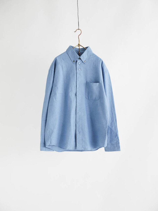 Nisica ニシカ ボタンダウンシャツ ブルー